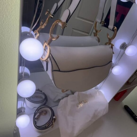 Dior Woman’s Saddle Bag in Grained Calfskin - Picture 4 of 6